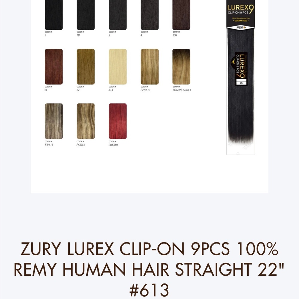 Black Clip-On 9PCS 100% Remy Human Hair